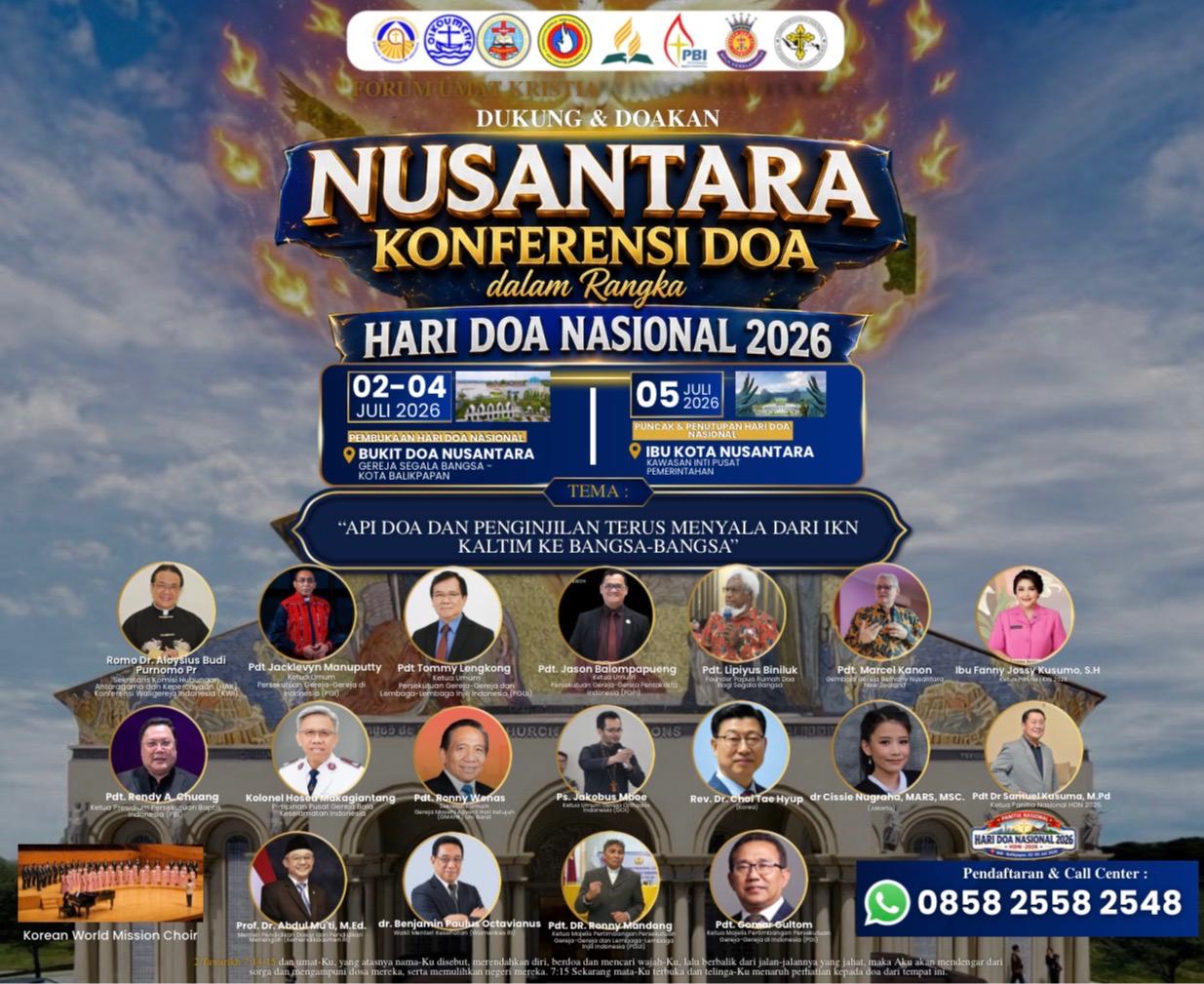 Konferensi Doa Nusantara 2026 di IKN Gaungkan Persatuan dan Pengharapan bagi Indonesia