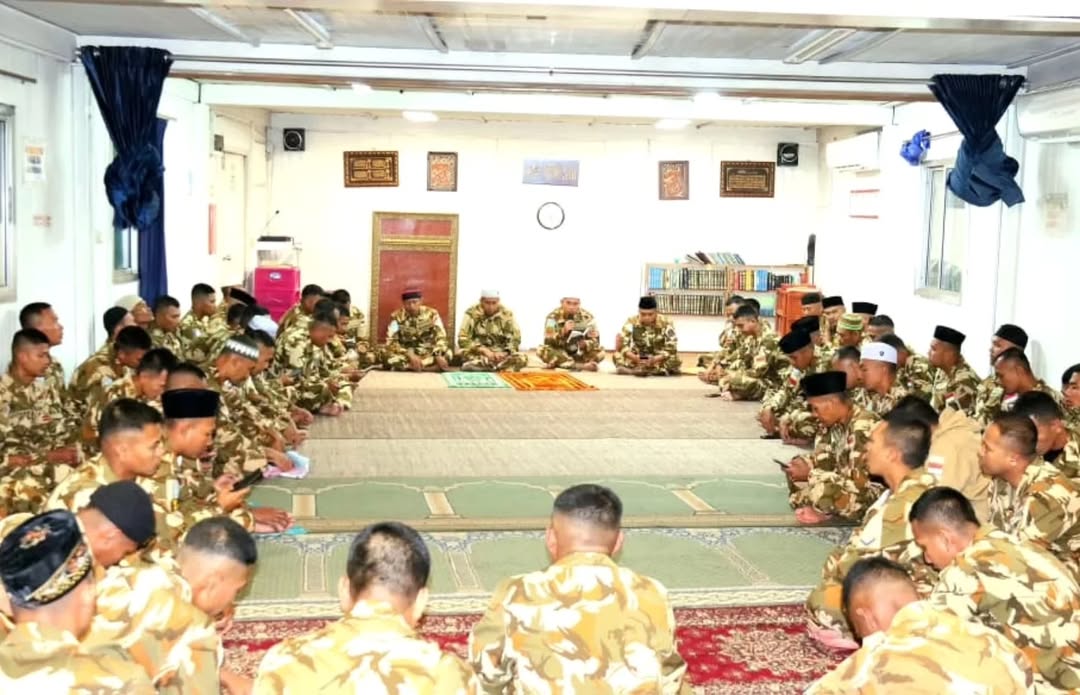 Pasukan Garuda di Lebanon Isi Tahun Baru Islam dengan Refleksi, Doa, dan Penguatan Jiwa Korsa