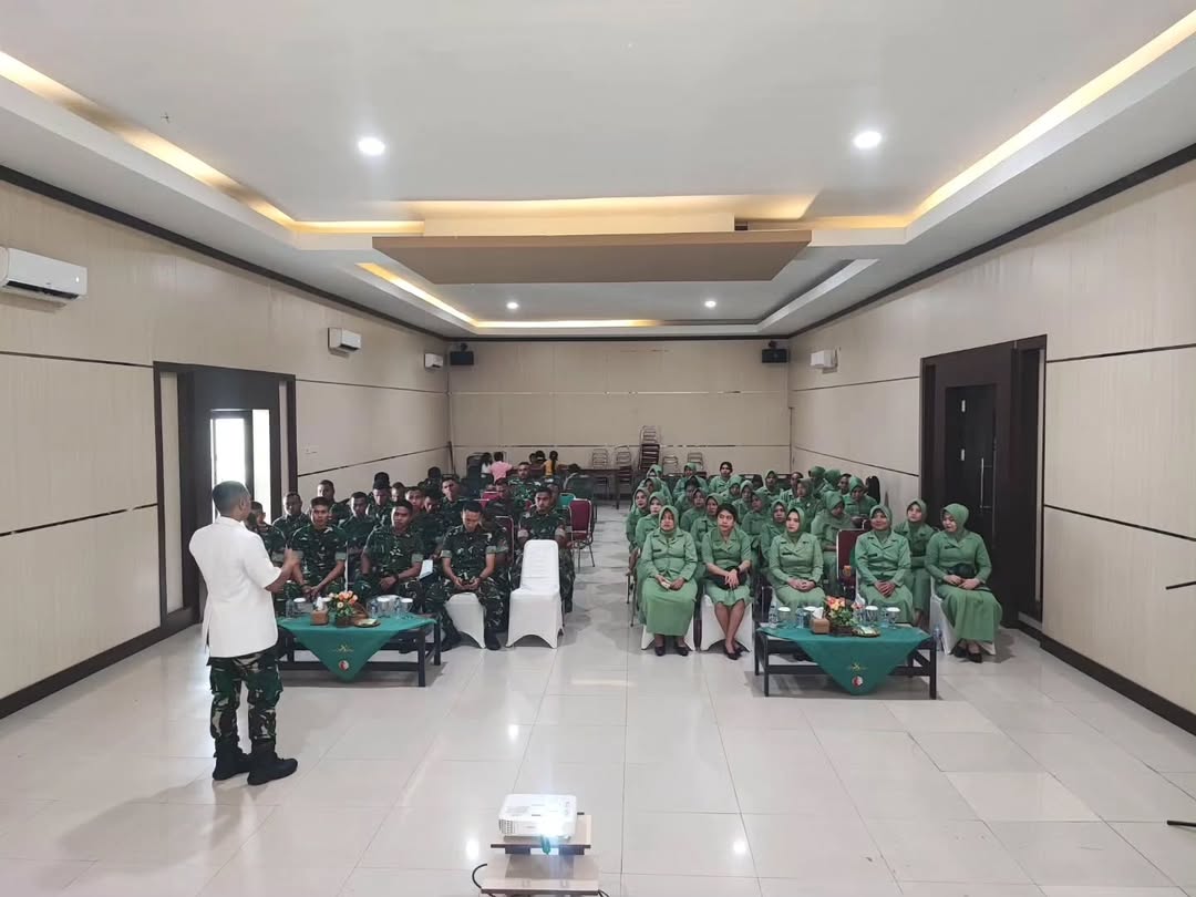 Brigif 20 Kostrad Jadikan Edukasi Kesehatan Sebagai Investasi SDM, Prajurit dan Persit Dibekali Pengetahuan Jantung Sehat