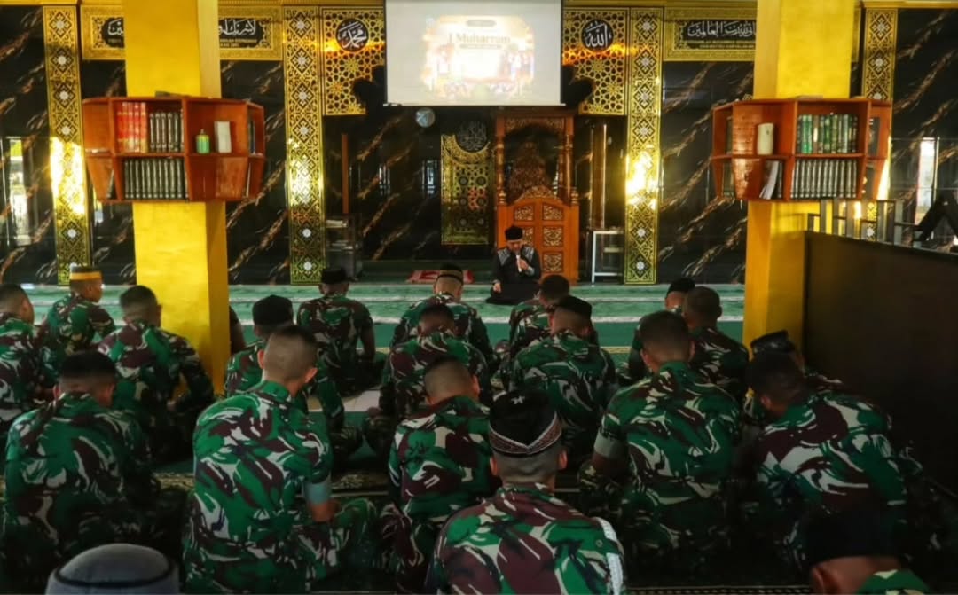 Muharam dan Makna Pengabdian: Yonarhanud 16 Kostrad Menanamkan Nilai Hijrah di Balik Seragam Prajurit