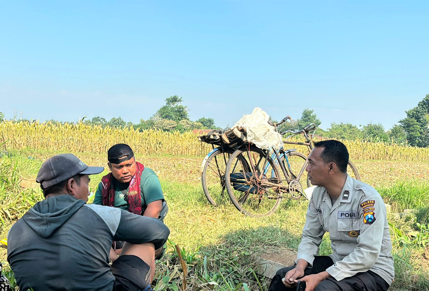 Polsek Wonoasih Perkuat Ketahanan Pangan Lewat Dialog Bersama Petani