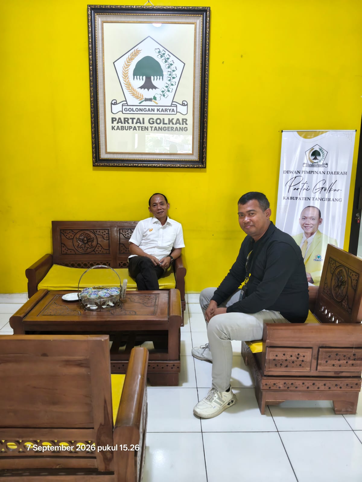 Jalan Rusak Di Kp Cipari Cisoka Sudah kami Sampaikan Pada Bupati Dan Wakil Bupati Tangerang Dan sudah Terbalaskan, Ini Kata Wahyu Nugraha Sekretaris DPD Partai Golkar